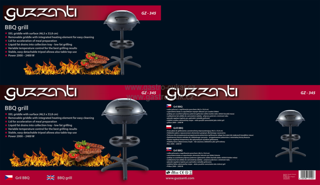 Gril BBQ Guzzanti GZ 345