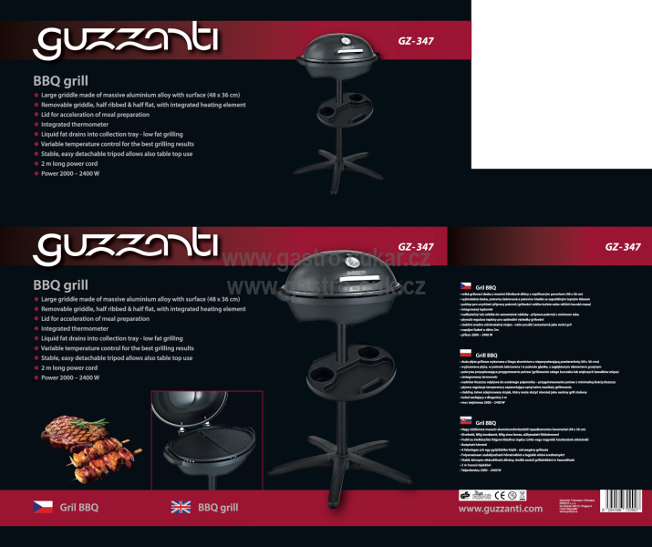 Gril BBQ Guzzanti GZ 347