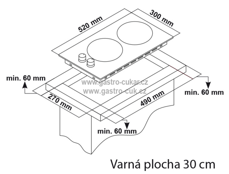 Plynová deska Guzzanti GZ 8201